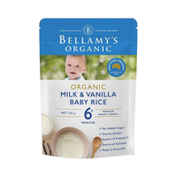BELLAMY'S 贝拉米 有机米粉 澳版 1段 香草牛奶味 125g