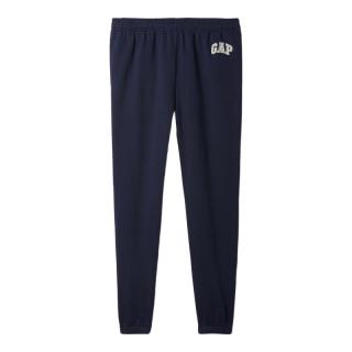 Gap 500382 抓绒松紧腰束脚裤 海军蓝 M码