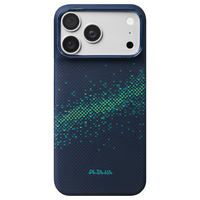 PITAKA iPhone 18 Pro Max 凯夫拉芳纶纤维 近域蓝 手机壳