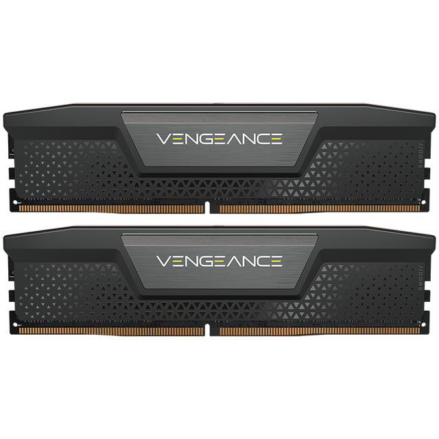 美商海盗船 复仇者系列 DDR5 5600MHz 台式机内存 马甲条 黑色