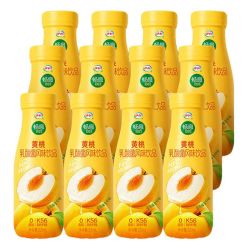 伊利 6月 伊利畅意乳酸菌饮品黄桃味320ml*12瓶饮料牛奶0脂肪送礼