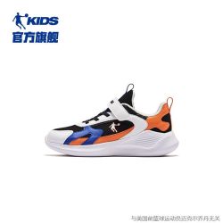 乔丹 童鞋男童运动鞋春秋新款魔术贴轻便大童跑步鞋儿童鞋