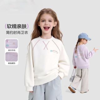 百亿补贴：米奇丁当 女童春季卫衣2026新款中大童女孩春秋休闲洋气圆领上衣潮
