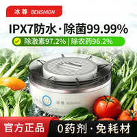 冰尊 果蔬清洗机家用洗菜机去除细菌农药瘦肉精激素食材净化机果蔬解毒机净化器 机器标配