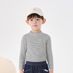 巴拉巴拉 柔软抑菌儿童T恤男童女童长袖内搭小童中大童打底衫春秋款童装