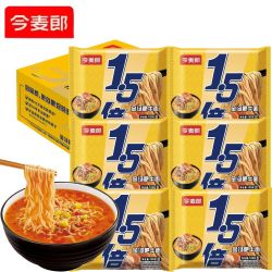 今麦郎 1.5倍金汤肥牛面 袋装方便面