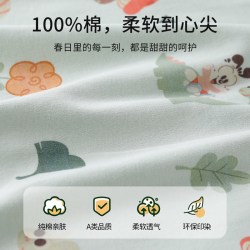 巴布豆 婴儿连体衣春秋纯棉宝宝哈衣新生儿衣服爬服薄款透气外出服