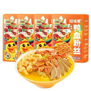 回味赞 金汤鸭血粉丝 256g*4盒