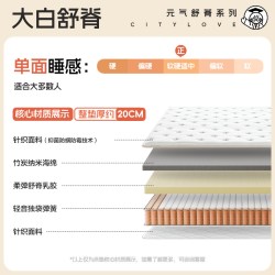 喜临门 城市爱情席梦思弹簧软硬两用乳胶椰棕床垫