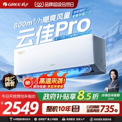 格力 云佳Pro系列 新一级能效 壁挂式空调