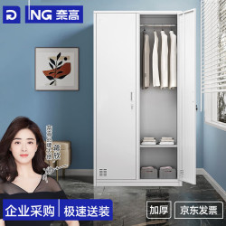 奈高 更衣柜文件柜铁皮衣柜医院宿舍办公储物柜带锁员工柜二门