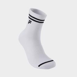 FILA FUSION系列抗菌运动功能袜男女同款基础中腰袜