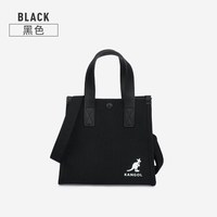 KANGOL 时尚小方包女韩系简约单肩斜挎包高级感轻奢拼皮手提豆腐包