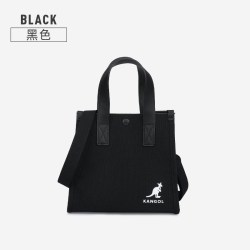 KANGOL 时尚小方包女韩系简约单肩斜挎包高级感轻奢拼皮手提豆腐包