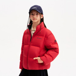 波司登 儿童羽绒服男女童26新款运动立领短款面包服保暖外套抗菌绒