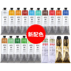 黄哥手绘油画颜料绘画