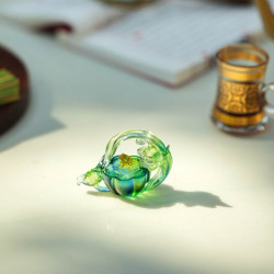 Create For Life .中式古典现代工艺礼品琉璃摆件水芙蓉