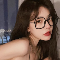 素颜超轻超大韩版ins百搭时尚黑框眼镜女防辐射眼镜框大框平光