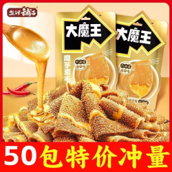 盐津铺子 大魔王魔芋素毛肚六必居麻酱香辣魔芋爽解馋休闲食品辣条