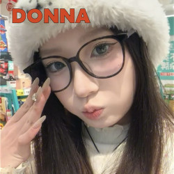 哆哪 DONNA哆哪素颜眼镜框时尚方圆脸素颜眼镜框NB10002