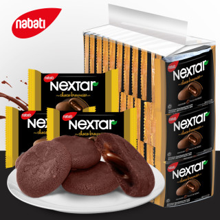 纳宝帝 丽芝士纳宝帝nabati 软心趣布朗尼nextar 巧克力曲奇饼干500g零食