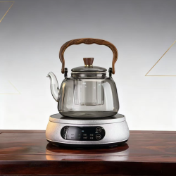茶艺茗全新1500W智能电陶炉多功能煮茶器保温蒸茶煮茶花茶白茶