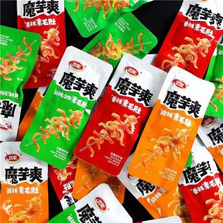 魔芋爽素毛肚香辣麻辣魔芋丝网红零食小吃素肉辣条