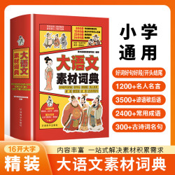 小学生大语文素材词典作文素材彩图大字版好词好句好段好开头结尾