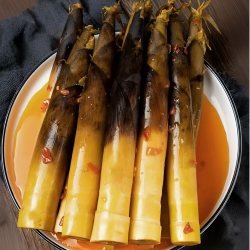 夷山夷水开袋即食脆嫩手剥笋260g泡椒竹笋尖整根小竹笋脆爽鲜笋