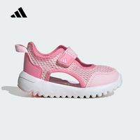 adidas 婴童夏季休闲透气网眼一脚蹬运动舒适凉鞋IH8733