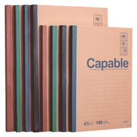 M&G 晨光 Capable系列 APYJX550 纸质笔记本 A5 100张 混色 5本装