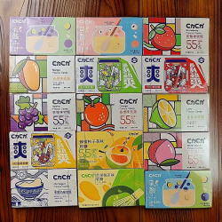 健益 C力C力软糖果汁味软糖巨峰草莓芒果白桃可乐柚子多口味网红糖
