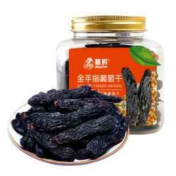 新疆特产疆妈金手指葡萄干218g*2罐软糯无籽自然风干