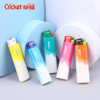 cricket草蜢一次性打火机进口火石砂轮滑轮草猛火机定制订做印字