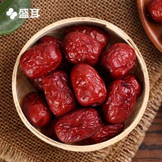 盛耳 红枣500g 新疆灰枣子新货大枣零食干果特产干货枣子香甜枣香