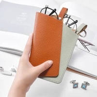 便携可挂眼镜收纳袋PU太阳镜墨镜收纳袋眼镜包便捷钥匙圈眼镜挂袋
