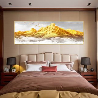 卧室床头房间背景墙贴壁画网红酒店2025宾馆卧室床头贴画装饰自粘