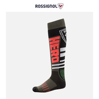 移动端：ROSSIGNOL 金鸡男款HERO系列滑雪袜长筒袜混色保暖雪袜单双板袜子