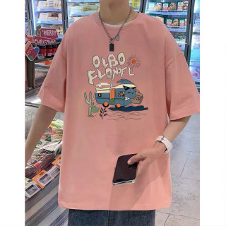 潮牌纯棉短袖t恤男女同款夏装国潮青年宽松大码男生半袖上衣服ins