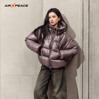 太平鸟 AIR PEACE太平鸟 泡芙连帽短款鹅绒服