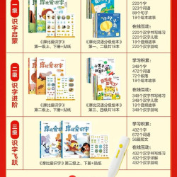 学而思 摩比爱识字&汉语分级阅读 2026升级版全套 儿童绘本