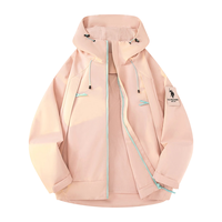 U.S. POLO ASSN. 女士连帽冲锋衣 樱花粉 S