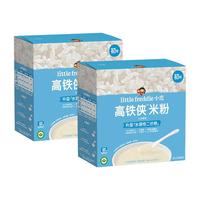 小皮 高铁原味有机大米粉 160g*2盒 婴儿辅食