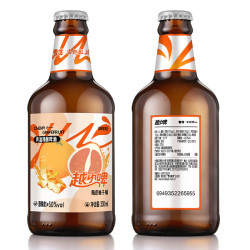 雪花 啤酒(Snowbeer)越小啤陈皮柚子铺黄酒精酿啤酒330ml*1瓶