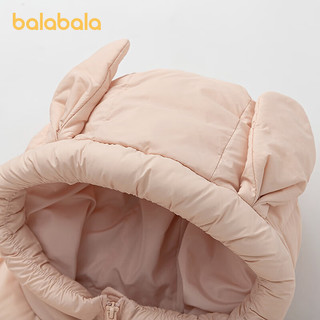 巴拉巴拉 balaOne 儿童羽绒服 白鸭绒 粉红A61314 110cm