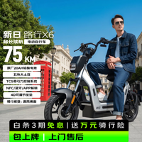 新日 电动自行车 2026新新国标智驾60通勤代步助力电瓶车路行X6 丝绸银