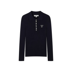 TEENIE WEENIE 女装Polo领针织衫 藏青色 S 160
