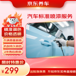 京东养车 汽车喷漆（单块）服务 到店服务 门店现货