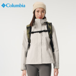 Columbia 户外26新品户外防风防水透气冲锋衣女外套WR0533