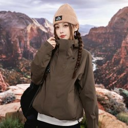 伯希和 户外冲锋衣26新款三合一外套Teflon三防徒步登山服